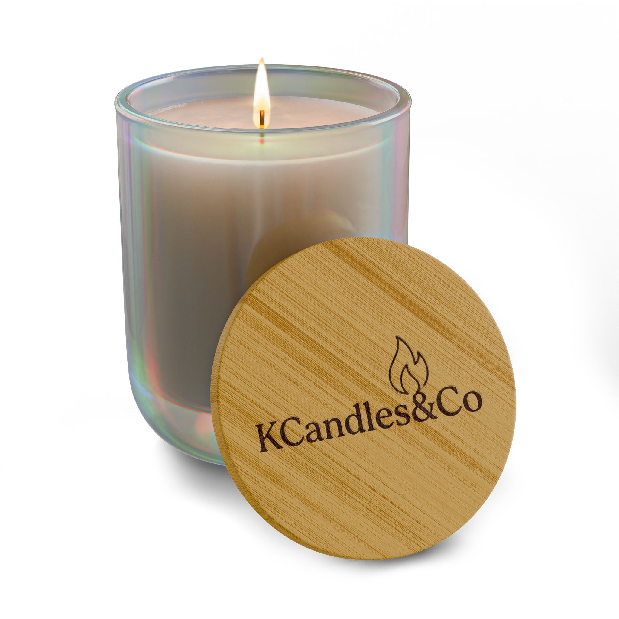 Engraved 14oz Scented Soy Candle — Bamboo Lid, Luxury Aromatherapy Gift