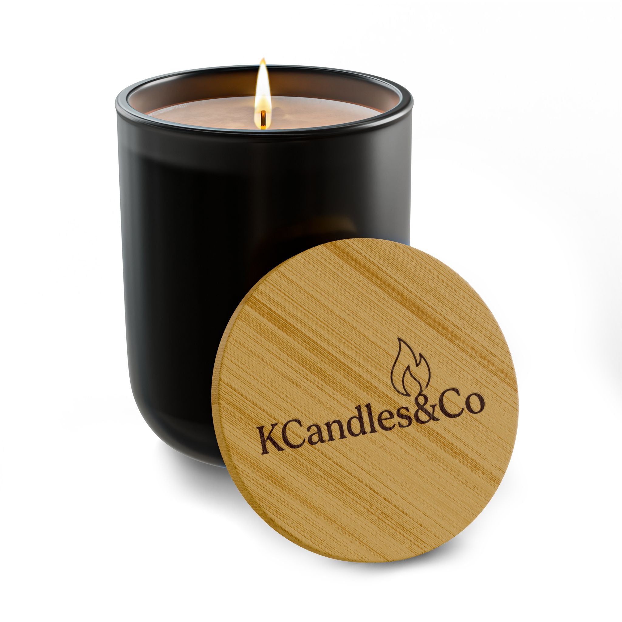 Engraved 14oz Scented Soy Candle — Bamboo Lid, Luxury Aromatherapy Gift