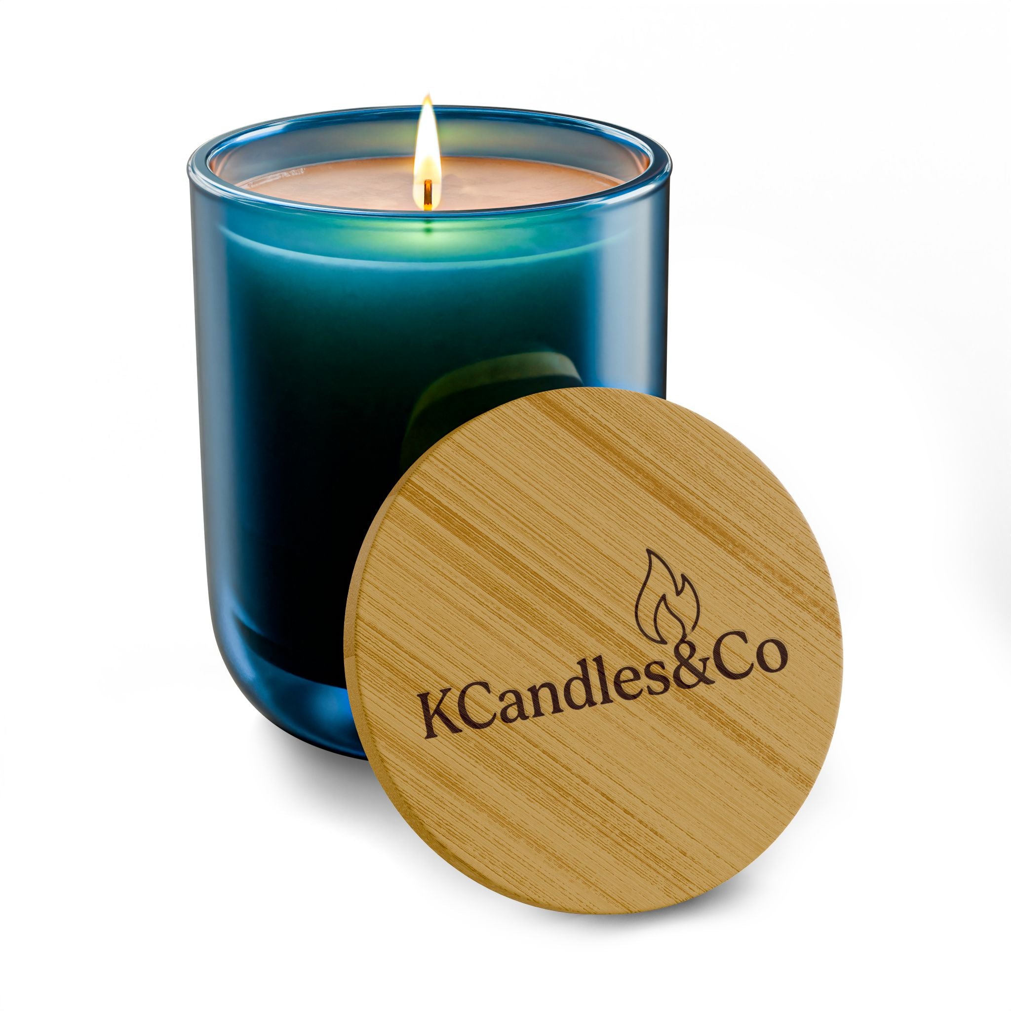 Engraved 14oz Scented Soy Candle — Bamboo Lid, Luxury Aromatherapy Gift