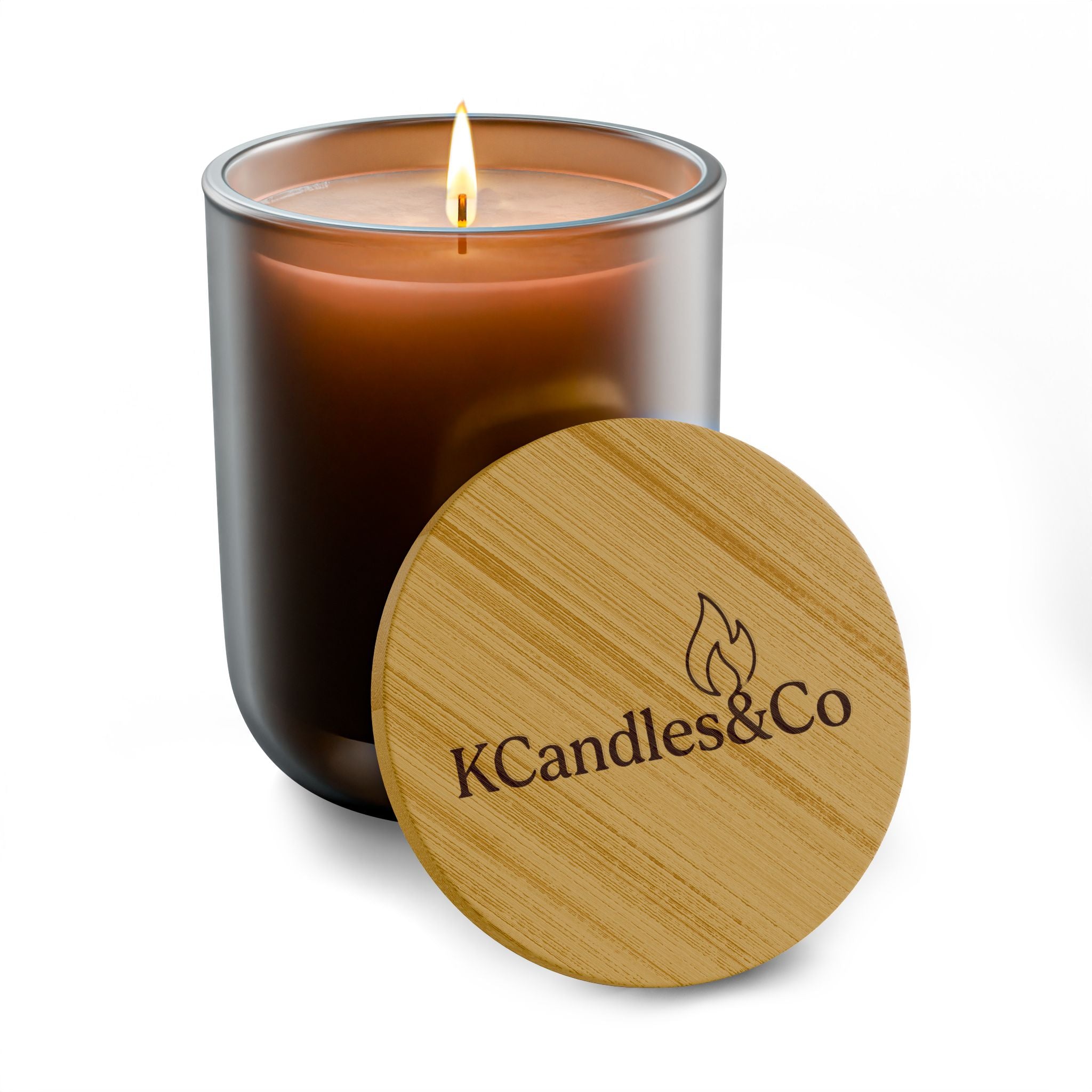 Engraved 14oz Scented Soy Candle — Bamboo Lid, Luxury Aromatherapy Gift