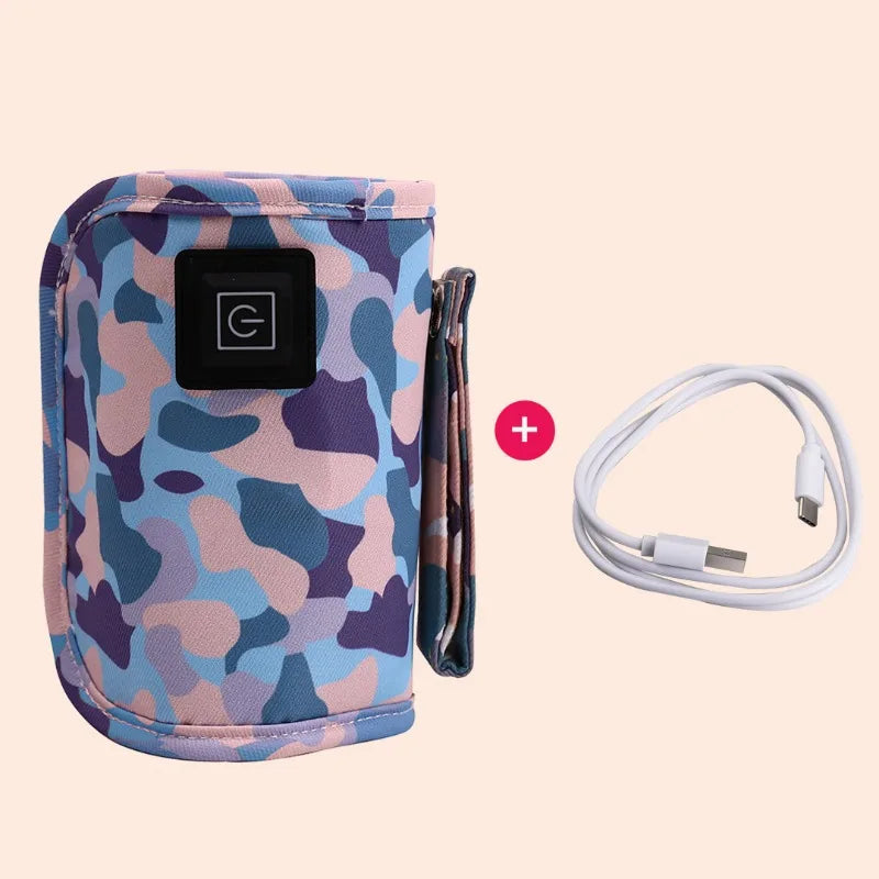 6000mAh Baby Bottle Warmer 6 Heat Level Multifunction Breast Milk Warmer Accurate Temperature Control Baby Bottle Heat