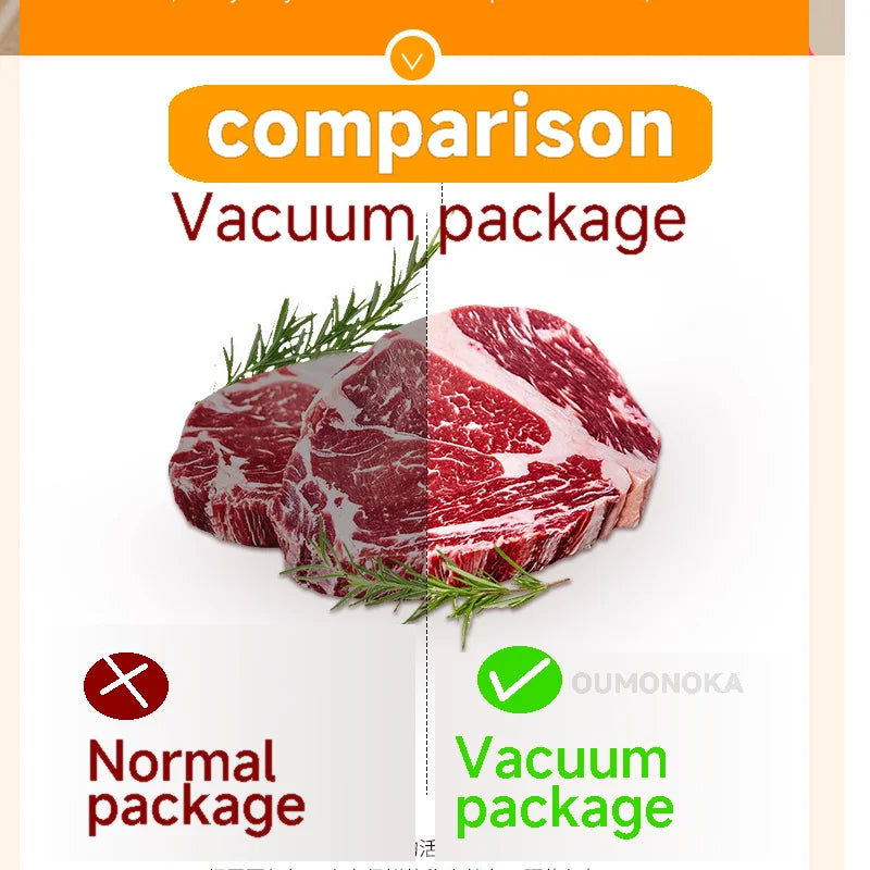 Multi-Mode Food Vacuum Sealer for Vacuumor for Products  Cuisine Packaging Plastic Bag Sealant Kitchen Sealing Machine